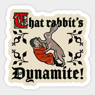 That Rabbit's Dynamite Sticker